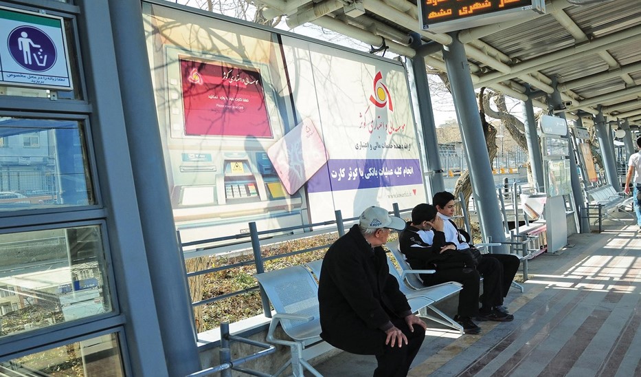 تبلیغات در ایستگاه متروی مشهد