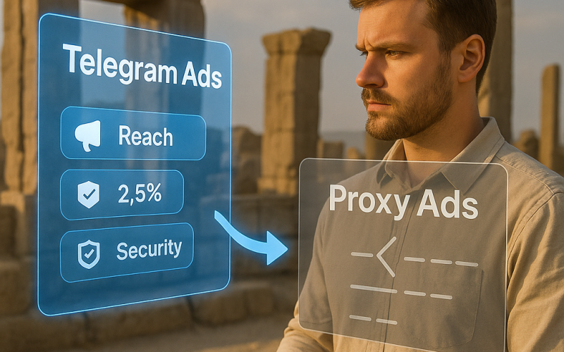 مقایسه تلگرام ادز و پروکسی مقایسه تلگرام ادز و پروکسی